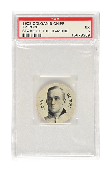 1909 COLGANS CHIPS TY COBB PSA 5 EX