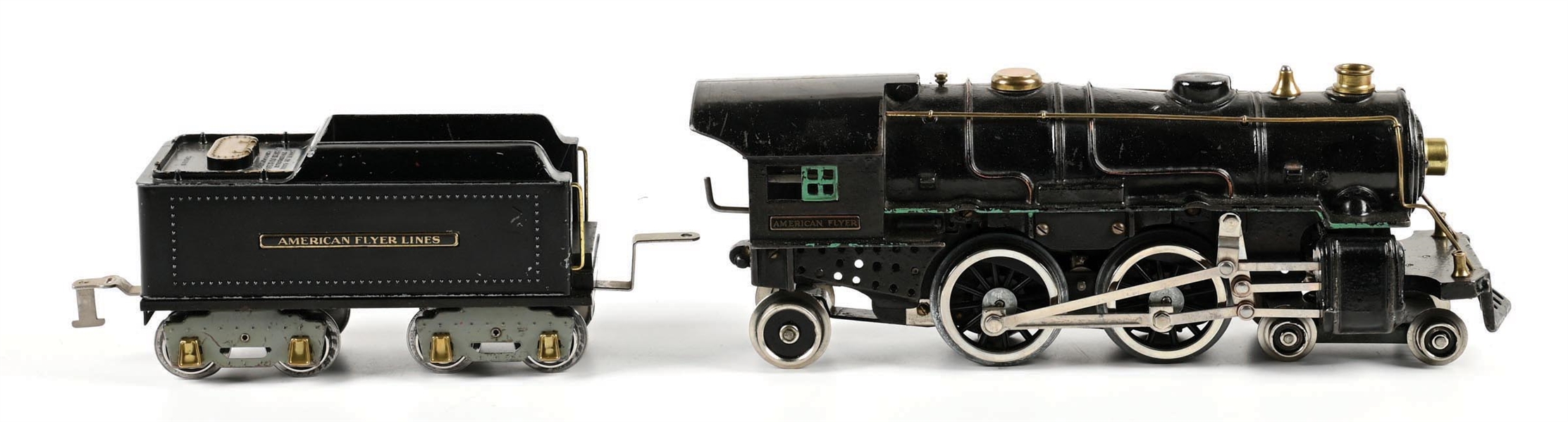 PRE-WAR AMERICAN FLYER STANDARD GA. NO. 4670 STEAM LOCOMOTIVE & TENDER