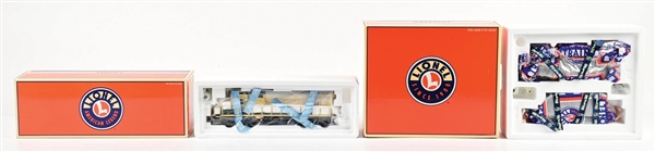 LOT OF 2: LIONEL O-GA. READING GP-30 DIESEL LOCOMOTIVE & READING 4-6-0 CAMELBACK STEAM LOCOMOTIVE & TENDER W/ ORIGINAL BOXES