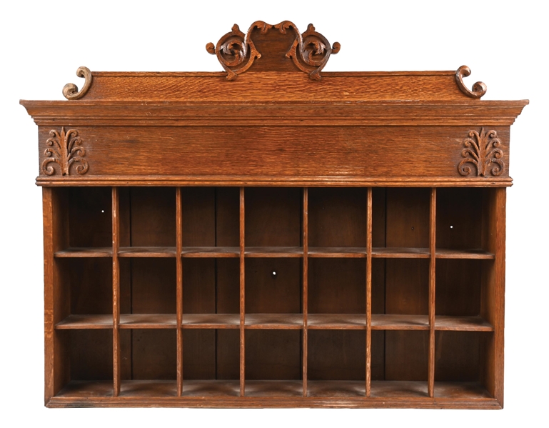 LARGE SHAVING MUG SHELF DISPLAY