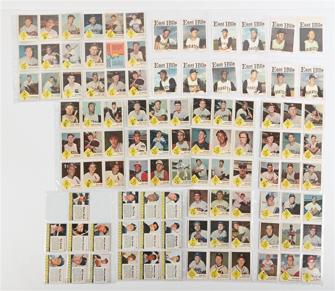 NICE LOT OF OVER 100 VARIOUS 1960S BASEBALL PROMOTION CARDS