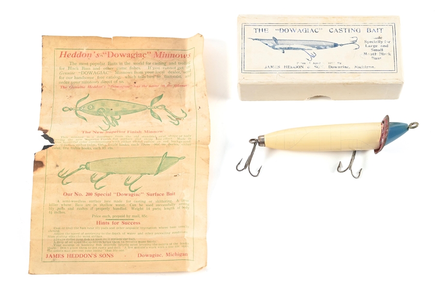 HEDDON SLOPENOSE IN CORRECT PICTURE BOX