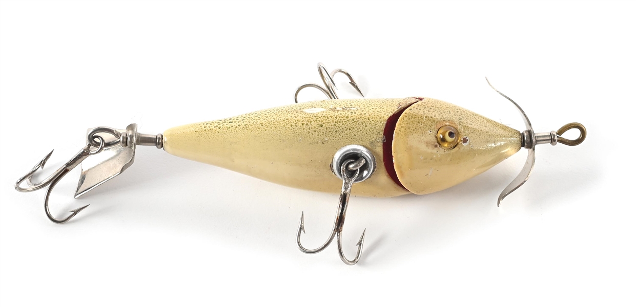 WILCOX WIGGLER IN WHITE FANCY BACK