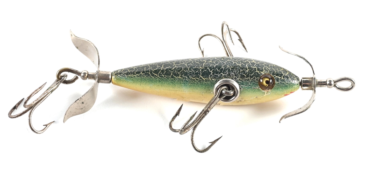 HEDDON 100 MINNOW WITH TWO BELLY WEIGHTS