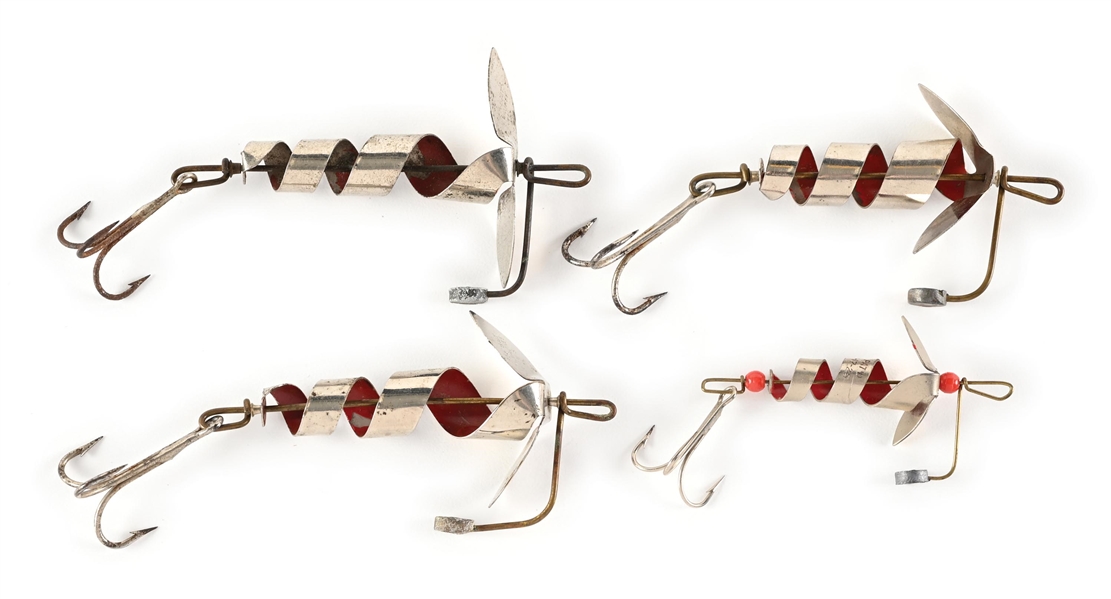 FOUR BIFF BAIT CO. SPIRAL SPINNERS