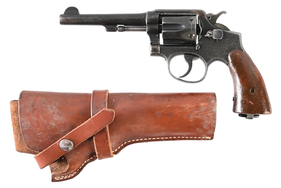 (C) SMITH & WESSON MODEL 1905 4TH  CHANGE DOUBLE ACTION REVOLVER.