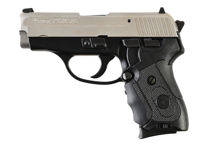 (M) SIG SAUER P329 SAS SEMI-AUTOMATIC PISTOL WITH CASE.