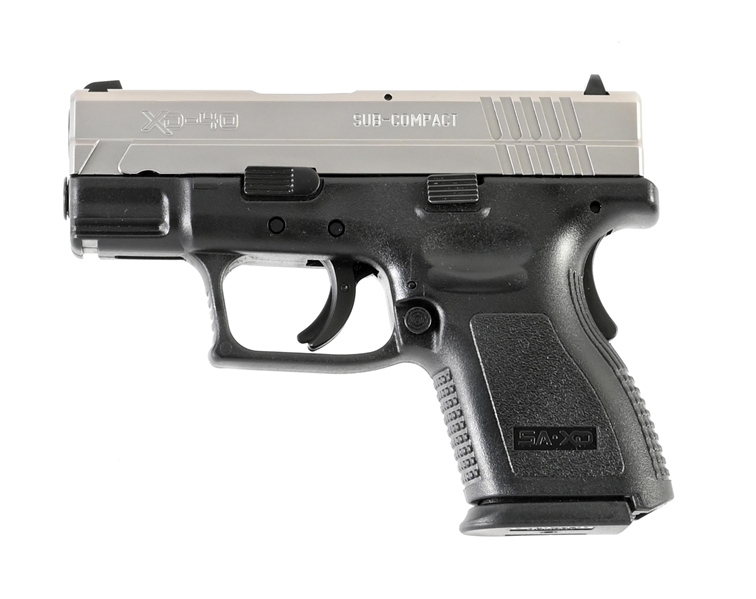 (M) SPRINGFIELD ARMORY XD-40  SUB COMPACT SEMI-AUTOMATIC PISTOL WITH CASE. 