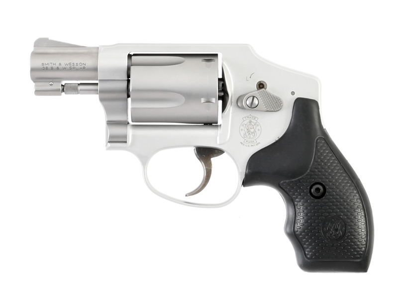 (M) SMITH & WESSON MODEL 642-2 DOUBLE ACTION REVOLVER WITH CASE.
