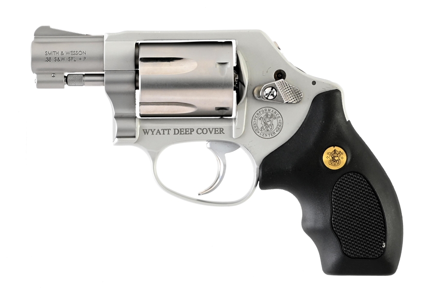 (M) SMITH & WESSON MODEL 637-2 GUNSMOKE WYATT DEEP COVER DOUBLE ACTION REVOLVER.