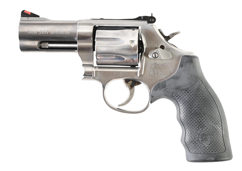 (M) SMITH & WESSON MODEL 686-6 .357 MAGNUM DOUBLE ACTION REVOLVER WITH CASE.