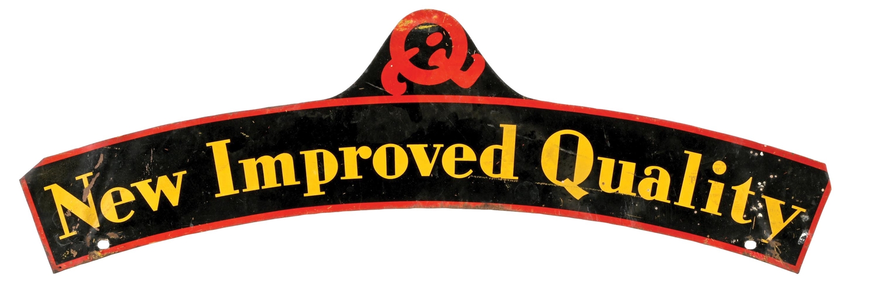 HYVIS NEW IMPROVED QUALITY CURVED TIN TOPPER SIGN