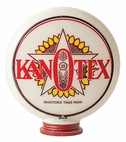 KANOTEX GASOLINE COMPLETE 13.25" GLOBE ON SCREW BASE GILL BODY. 