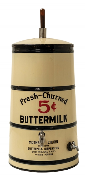 BEAUTIFUL COUNTRY STORE FRESH CHURNED BUTTERMILK CROCK
