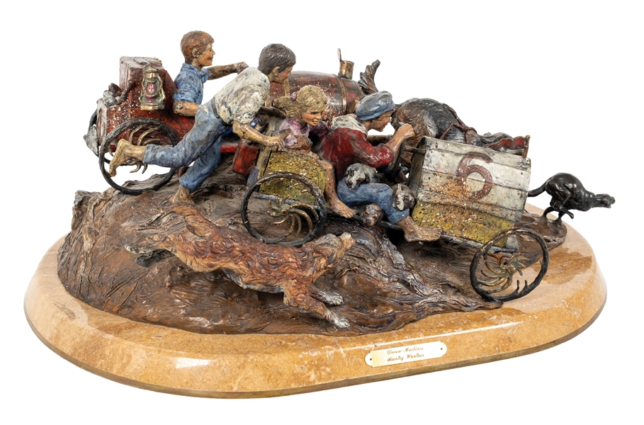 RARE STANLEY WANLASS “DREAM MACHINES” LIMITED-EDITION BRONZE