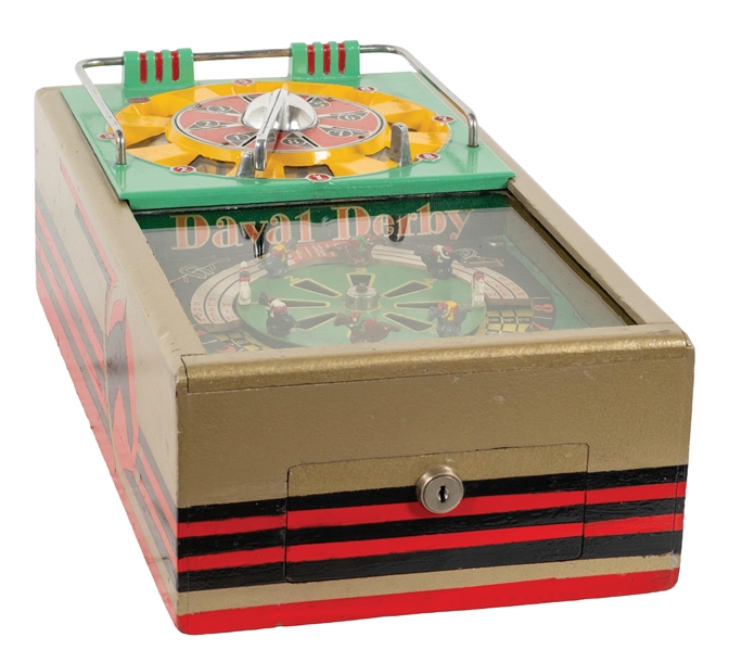 1¢ DAVAL "DERBY" HORSE RACE-THEMED TRADE STIMULATOR