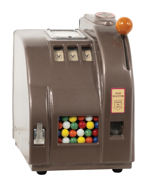 5¢ "HEADS OR TAILS" ALUMINUM TRADE STIMULATOR