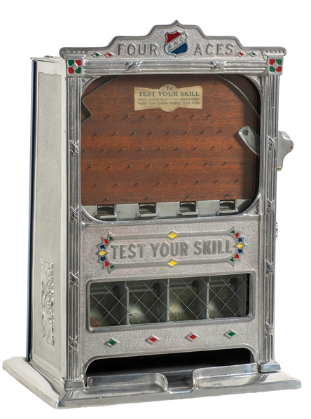 1¢ "FOUR ACES" PENNY POCKET SLOT MACHINE