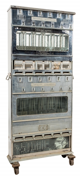 GENUINE HARPER AUTOMATICS CIGARETTE VENDING MACHINE