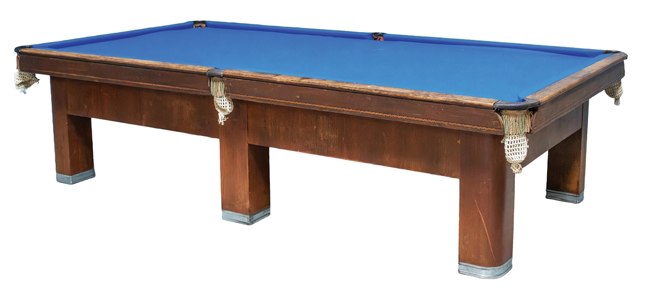 BRUNSWICK BALKE COLLENDER "ROYAL" 10 BILLARD/SNOOKER TABLE
