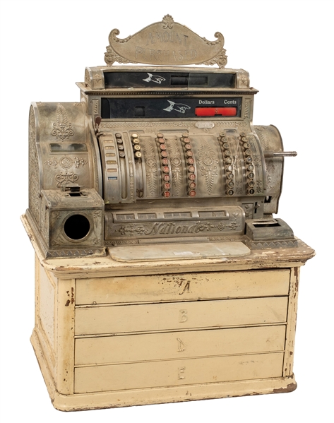 NATIONAL CASH REGISTER MODEL 572-4-C SERIAL NO. 822680