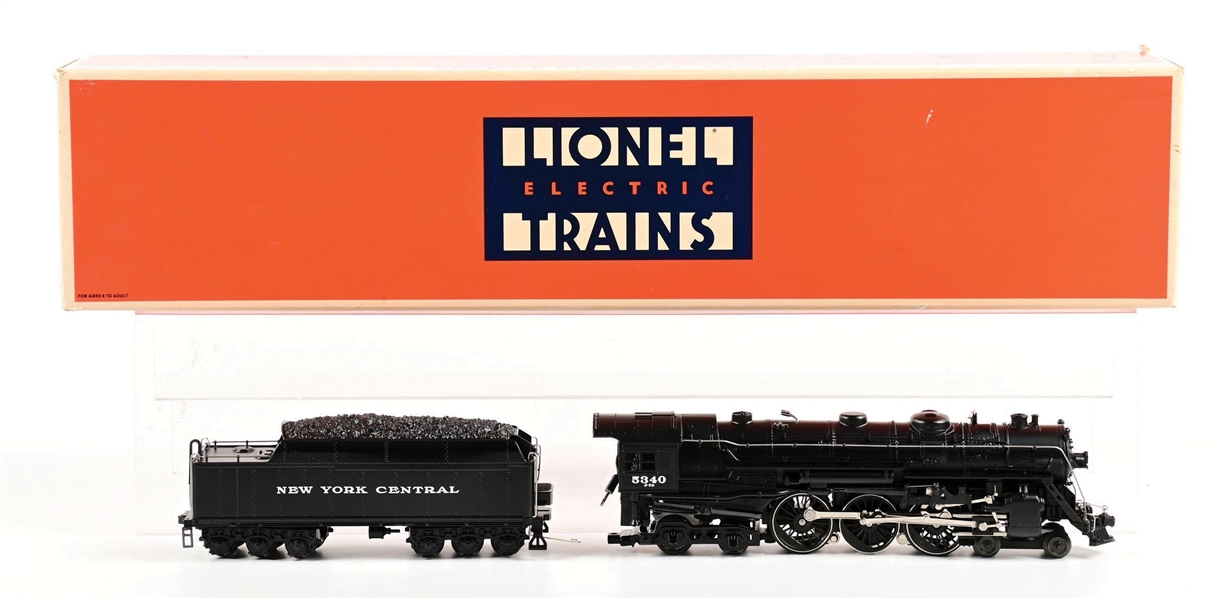 LIONEL O-GA. 6-18005 NEW YORK CENTRAL NO. 700E 4-6-4 HUDSON STEAM LOCOMOTIVE & TENDER W/ ORIGINAL BOX