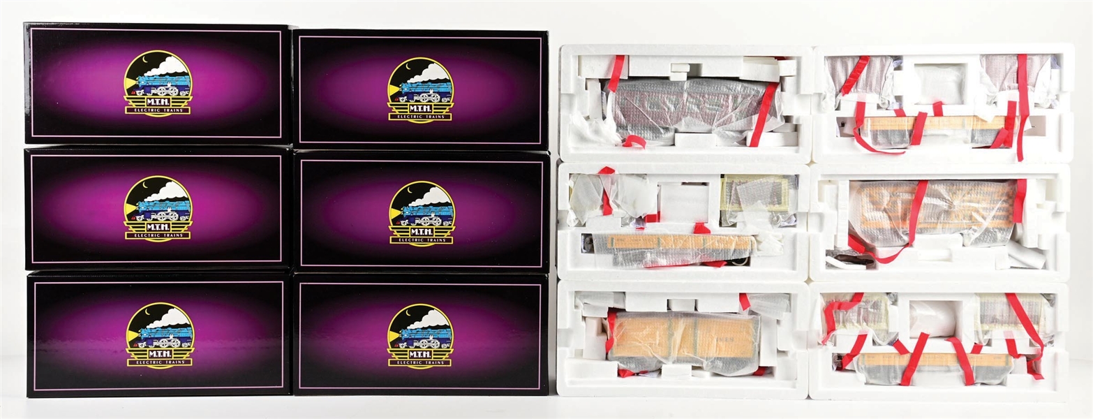 MTH STANDARD GA. NO. 10-1125 IVES 6-CAR CIRCUS SET W/ ORIGINAL BOXES