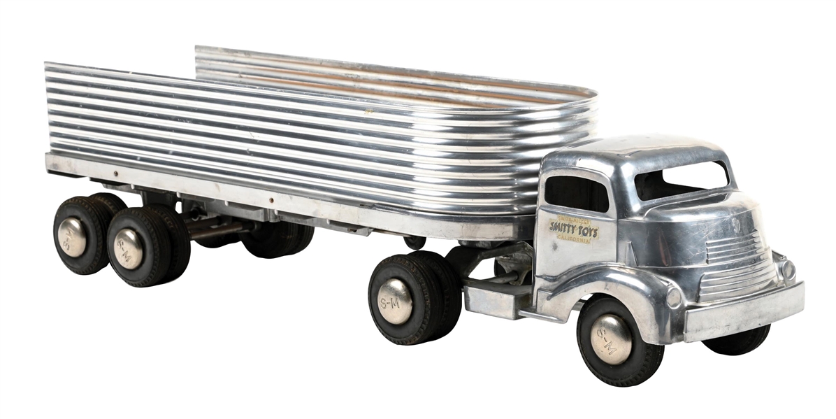 SMITH MILLER GMC SILVER STREAK TRUCK AND FRUEHAUF TRAILER