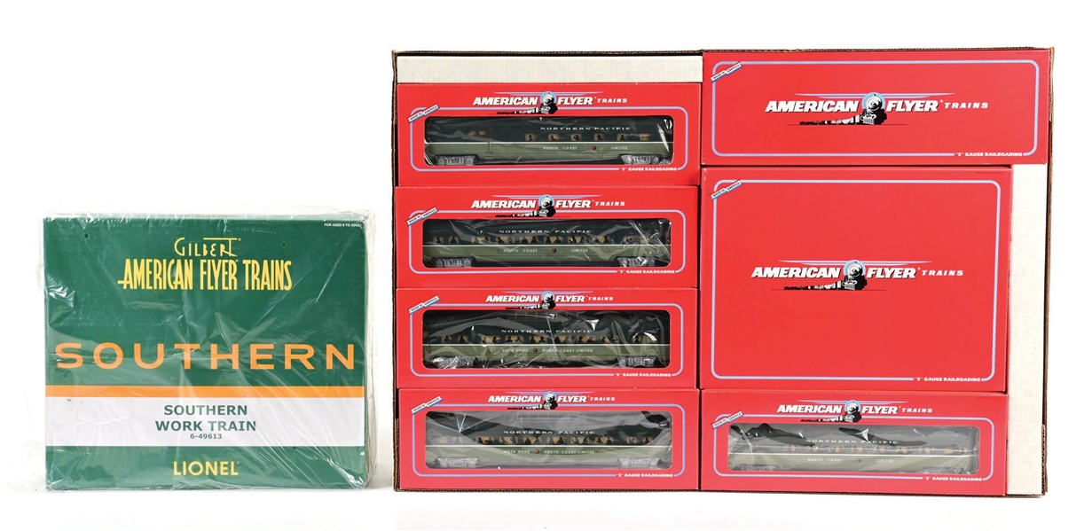 LOT OF 2: MODERN ERA AMERICAN FLYER S-GA. TRAIN SETS W/ ORIGINAL BOXES