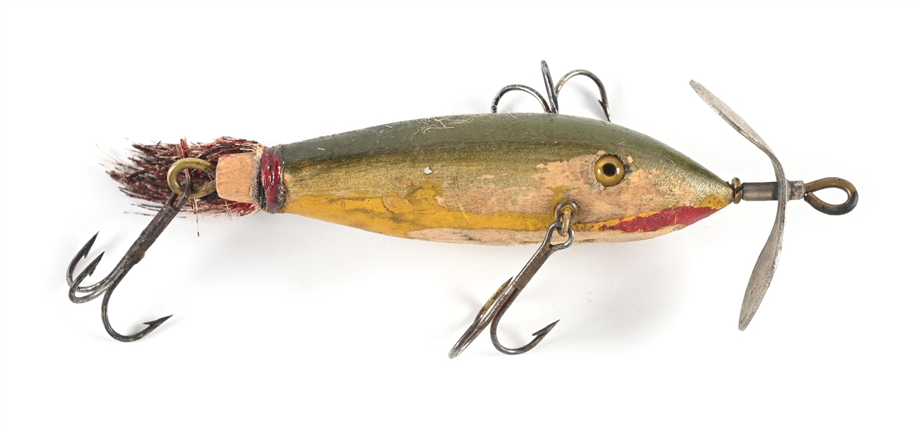 HARKAUF BUCKTAIL WOODEN MINNOW