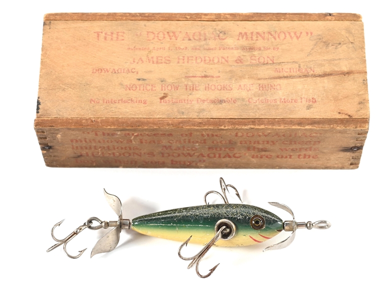 HEDDON 100 IN CORRECT WOOD BOX