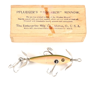 PFLUEGER MONARCH MINNOW IN CORRECT WOOD BOX