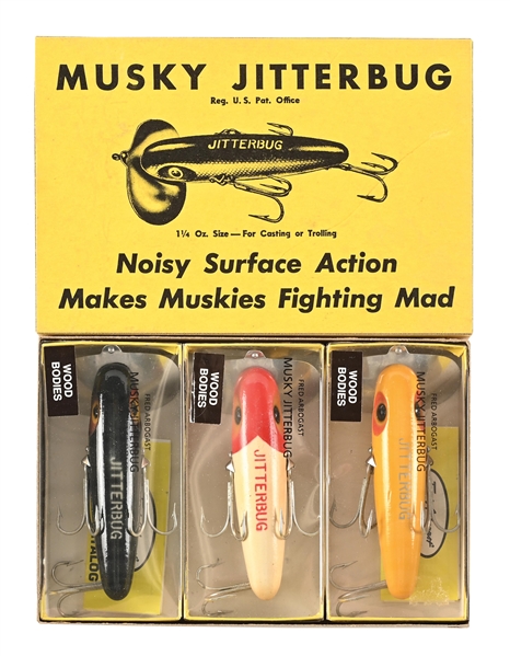 ARBOGAST MUSKY JITTERBUG 3-PACK