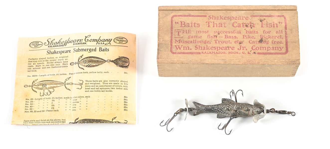 SHAKESPEARE EVOLUTION WITH WOOD BOX & PAPER