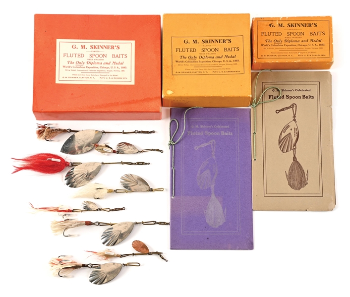 LOT OF G.M. SKINNER’S FLUTED SPOONS