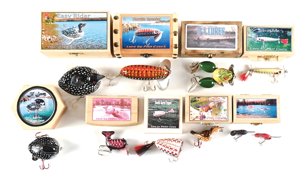 LOT OF PHIL & SHEILA CATES D.A. LURES