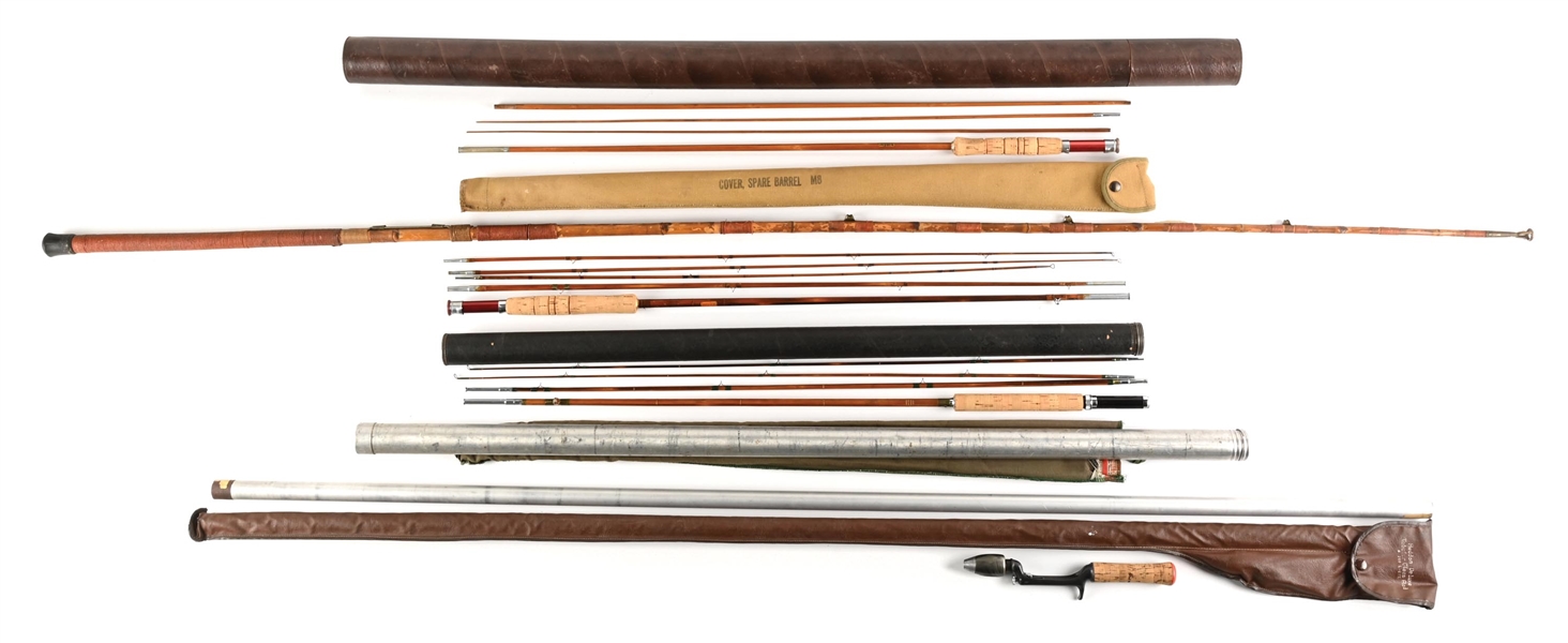GROUP OF SOUTH BEND BAMBOO FLYRODS
