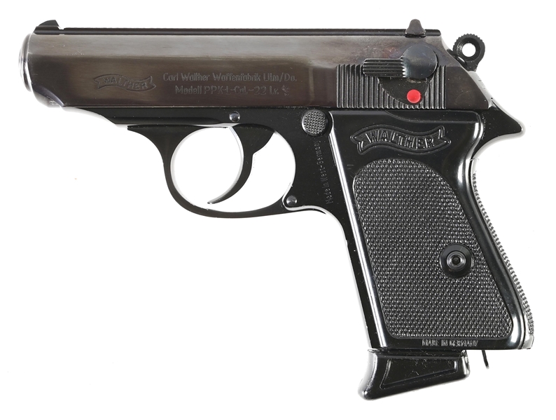 (C) WEST GERMAN WALTHER PPK-L SEMI-AUTOMATIC PISTOL.