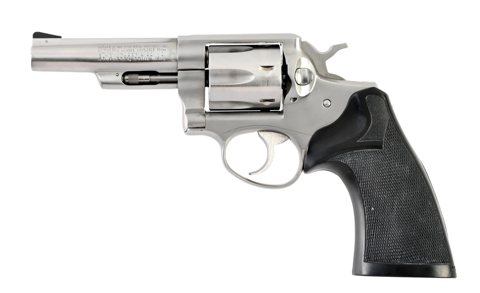 (M) RUGER POLICE SERVICE SIX DOUBLE ACTION REVOLVER.