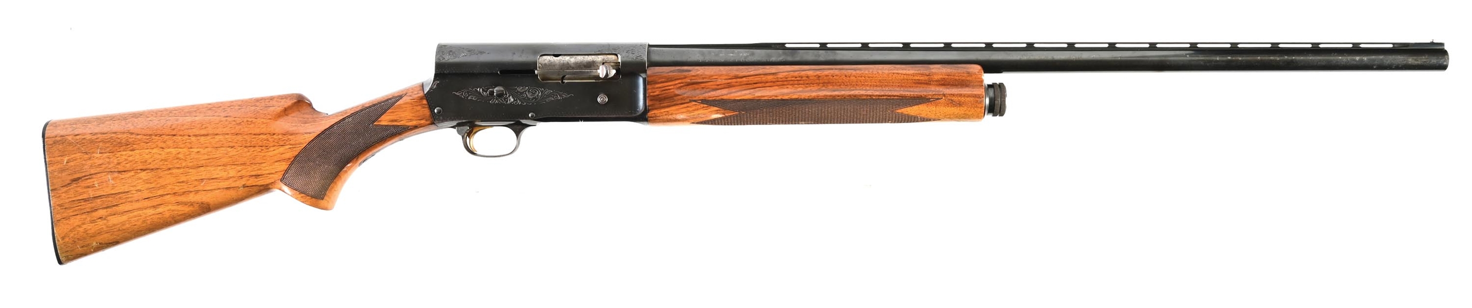 (C) BELGIAN BROWNING A5 LIGHT TWELEVE SEMI AUTOMATIC SHOTGUN.