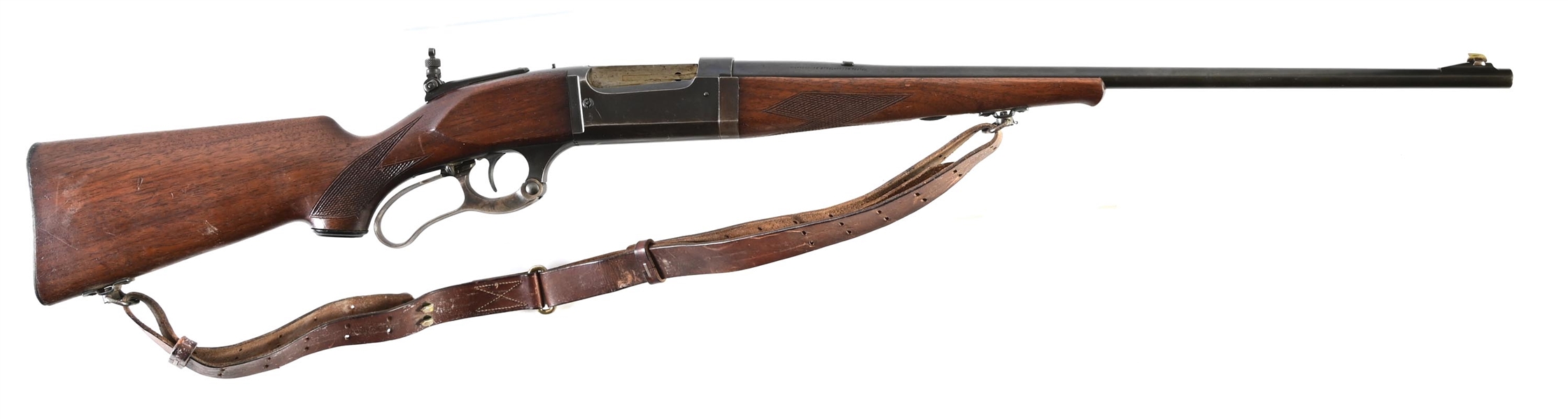 (C) PRE-WAR SAVAGE MODEL 99 .300 SAVAGE LEVER ACTION TAKE DOWN  RIFLE.