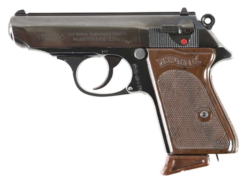 (C) WALTHER PPK-L SEMI-AUTOMATIC PISTOL.