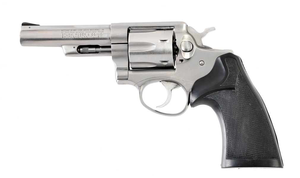 (M) RUGER POLICE SERVICE SIX DOUBLE ACTION REVOLVER.