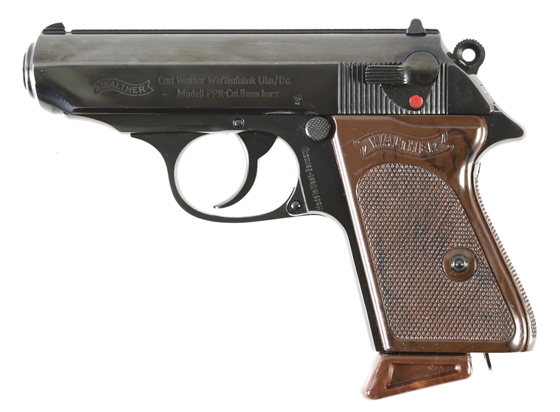 (C) WALTHER PPK SEMI-AUTOMATIC PISTOL.