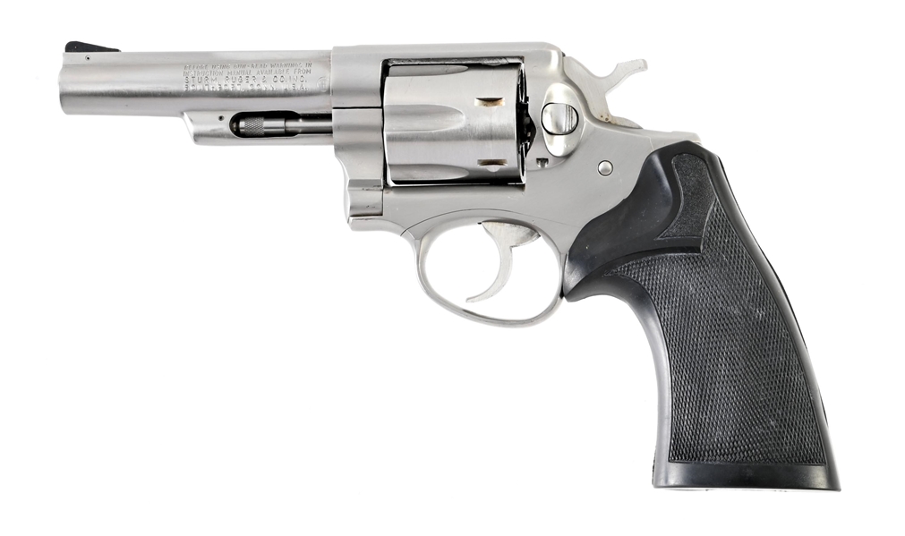 (M) RUGER POLICE SERVICE SIX DOUBLE ACTION REVOLVER.