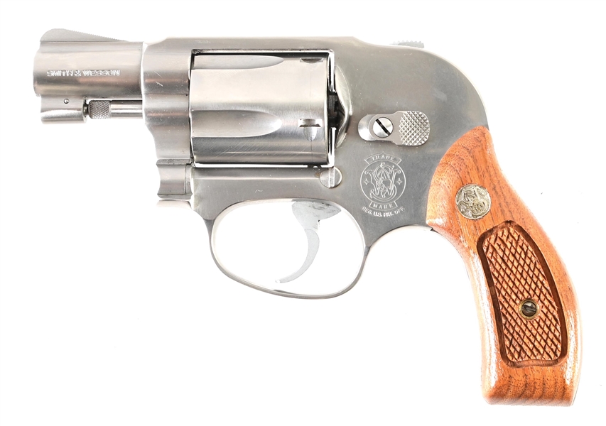 (M) SMITH & WESSON MODEL 649 BODY GUARD STAINLESS DOUBLE ACTION REVOLVER WITH BOX