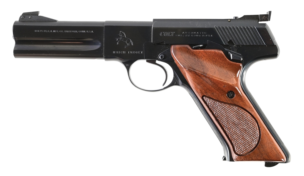 (M) COLT MATCH TARGET SEMI-AUTOMATIC PISTOL.