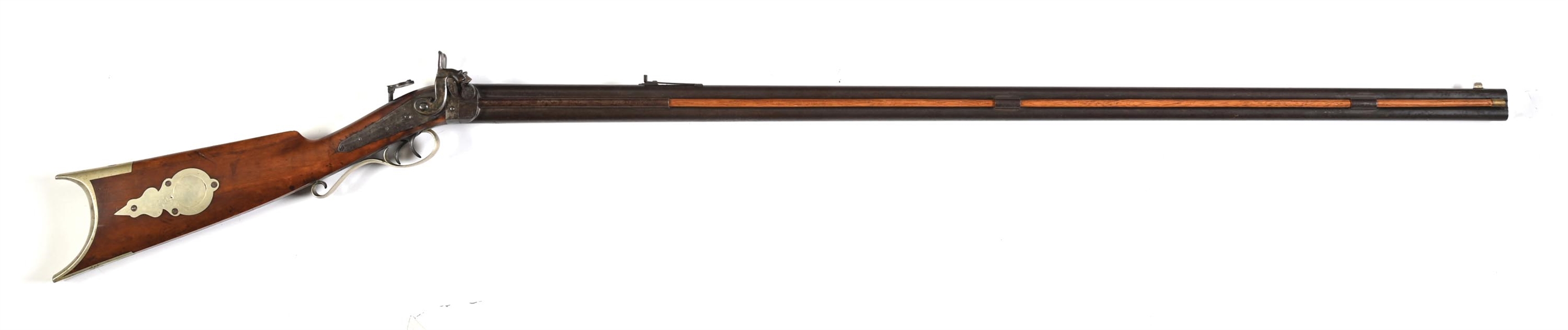 (A) L.L. HEPBURN OVER/UNDER PERCUSSION COMBINATION GUN.