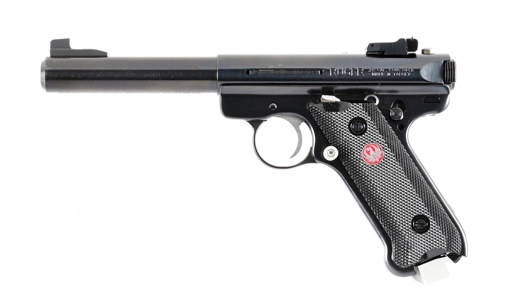(M) RUGER MARK III TARGET SEMI-AUTOMATIC PISTOL WITH CASE