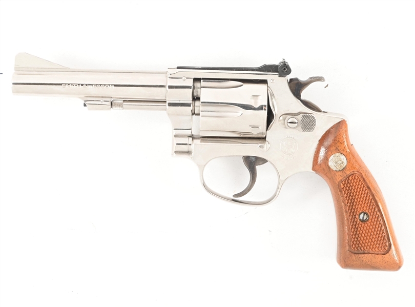 (C) SMITH & WESSON MODEL 34-1 DOUBLE ACTION REVOLVER.
